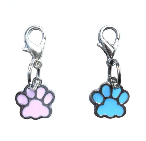 Paw Cat Dog Collar Charms