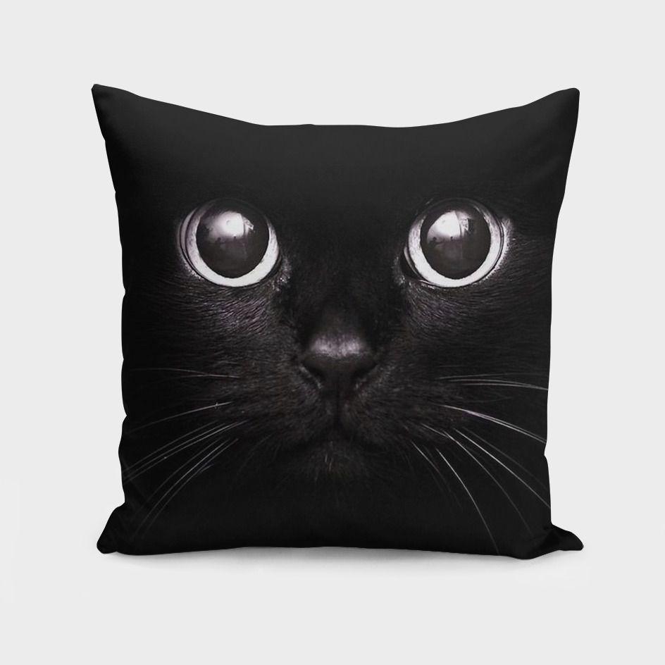 The Black Cat   Cushion/Pillow